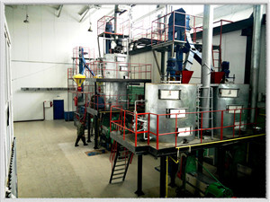 maquinaria para el procesamiento de aceite de soja