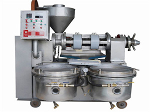 prensa de aceite de tornillo integrada con control automático de temperatura